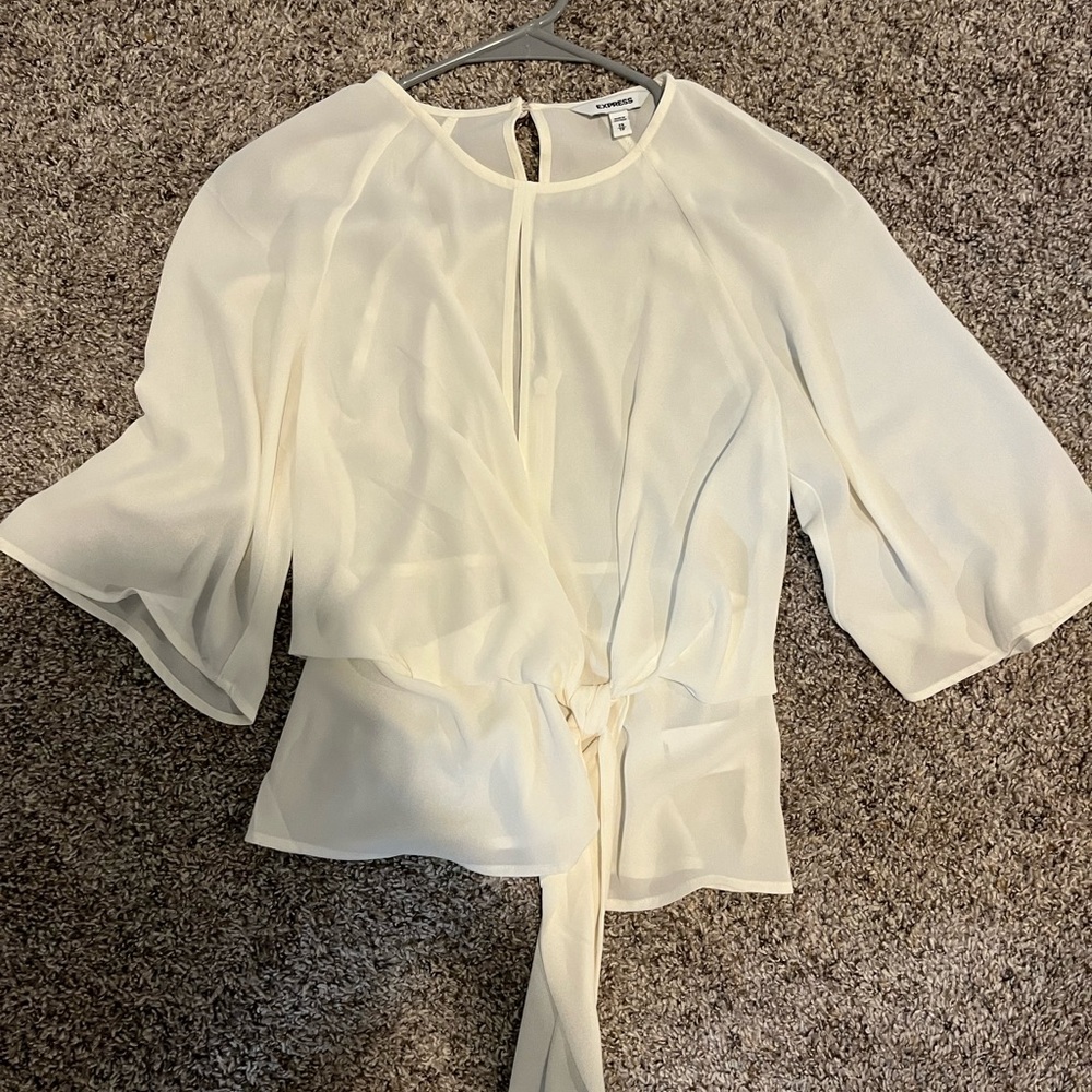 Express Cream Blouse size xs